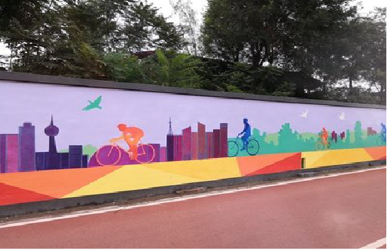 西平墙体彩绘-围墙