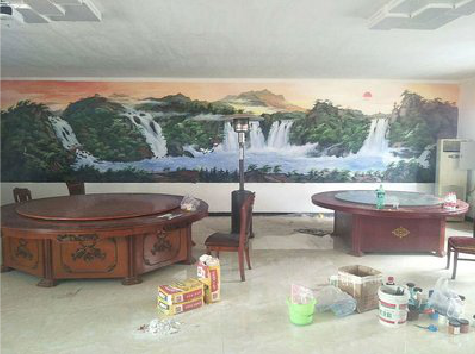 西平墙绘-写实风景