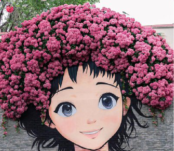 西平墙体彩绘-网红墙打卡